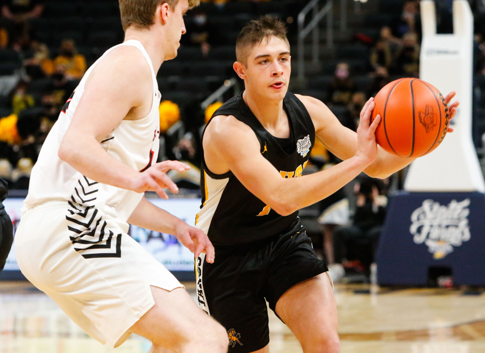 Gallery: Class A boys basketball state final: Kouts vs. Barr-Reeve